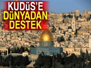 Dünyadan Kudüs'e destek yürüyüşleri