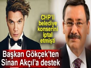 Başkan Gökçek'ten, Sinan Akçıl'a destek