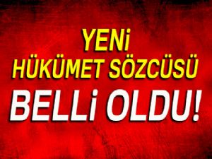 Yeni hükümet sözcüsü Bekir Bozdağ oldu