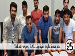  Yakutiyespor, BAL Ligi için toplu imza attı 