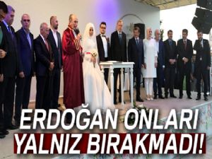 Cumhurbaşkanı Erdoğan 15 Temmuz kahramanı ailenin mutlu gününe ortak oldu