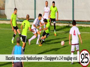  Hazırlık maçında Şanlıurfaspor - Elazığspor'u 2-0 mağlup etti