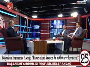  Başbakan Yardımcısı Akdağ: 