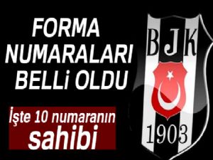 Beşiktaş'ta yeni sezon öncesi forma numaraları belli oldu |Oğuzhan 10, Pepe 5, Negredo 9...