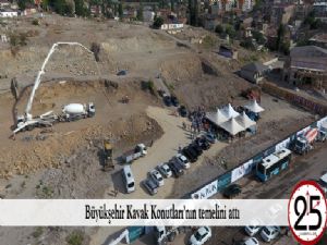  Büyükşehir Kavak Konutları'nın temelini attı