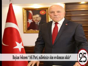  Başkan Sekmen: 