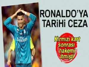 Ronaldo'ya 5 maç ceza