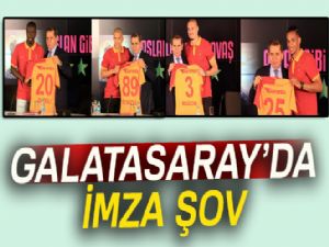 Galatasaray'da imza şov