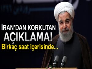 İran Cumhurbaşkanı Ruhani: 'Birkaç saat içerisinde nükleer anlaşmayı feshedebiliriz'