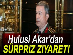 Hulusi Akar'dan sürpriz ziyaret!