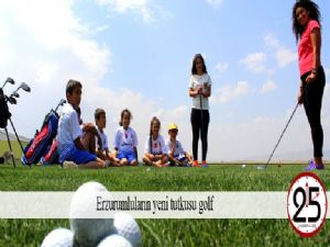  Erzurumluların yeni tutkusu golf 