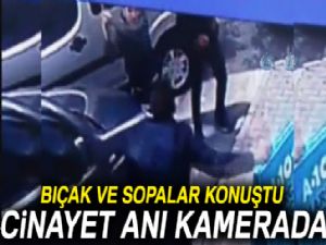 Cinayet anı kamerada!!