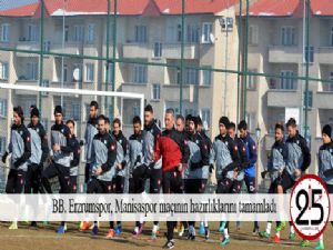  BB. Erzrumspor, Manisaspor maçının hazırlıklarını tamamladı 