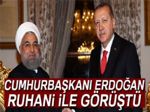 Cumhurbaşkanı Erdoğan, İran Cumhurbaşkanı ile görüştü