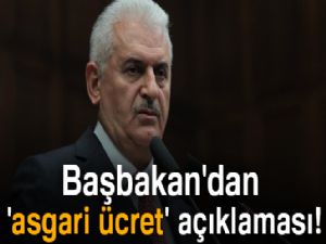 Başbakan'dan 'asgari ücret' açıklaması