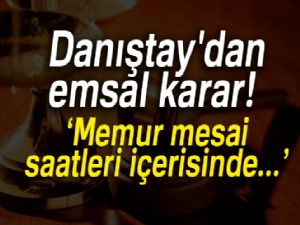 Danıştay'dan emsal karar: 