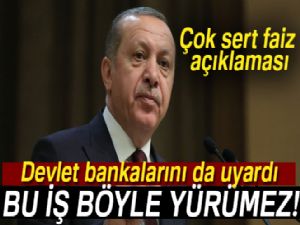 Cumhurbaşkanı Erdoğan'dan faiz açıklaması: Bu iş böyle yürümez, çözeceğiz