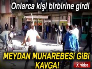 Meydan muharebesi gibi kavga