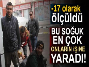 Ardahan'da hava sıcaklığı eksi 17 dereceyi gördü