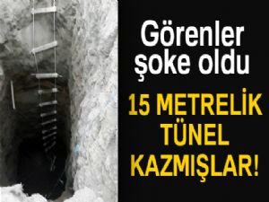 15 metrelik tünel kazmışlar: 13 defineci gözaltına alındı