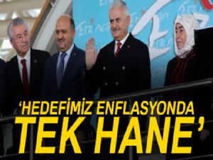 Başbakan Yıldırım: Hedefimiz enflasyonda tek hane