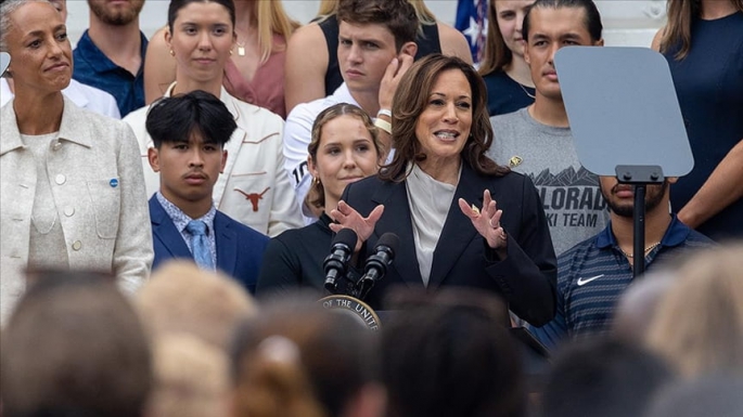 Kamala Harris'in seçim kampanyasına son 24 saatte 81 milyon dolar bağış yapıldı