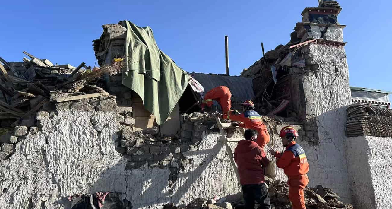 Çin’in Tibet Özerk Bölgesi’ni vuran depremde can kaybı 95'e yükseldi