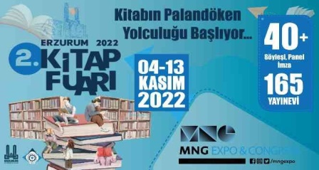 Edebiyat dünyasının kalbi, Erzurum MNG Expo Kitap Fuarı'nda atacak