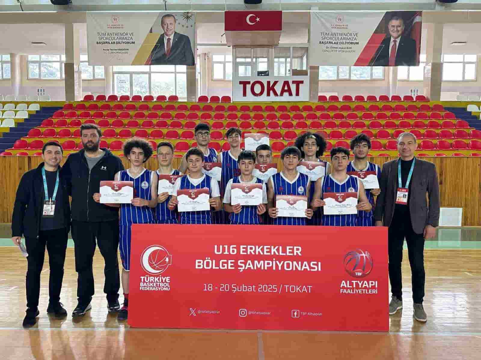 Erzurum basketbolda bölge şampiyonu