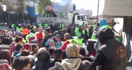 Hatay Kırıkhan'da depremzedelerin yardım teşekkürü