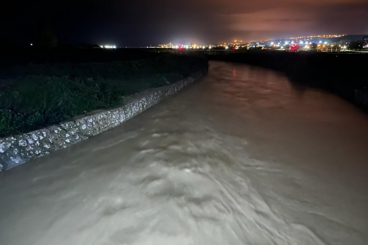 Sinop'ta Karasu çayı taştı, tarım arazileri sular altında kaldı