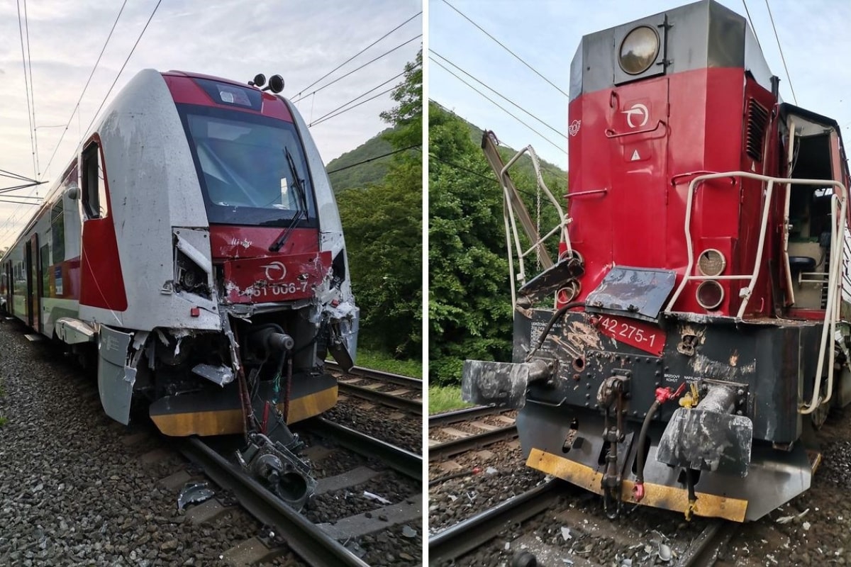 Slovakya'da tren kazasında 4'ü ağır 70 kişi yaralandı