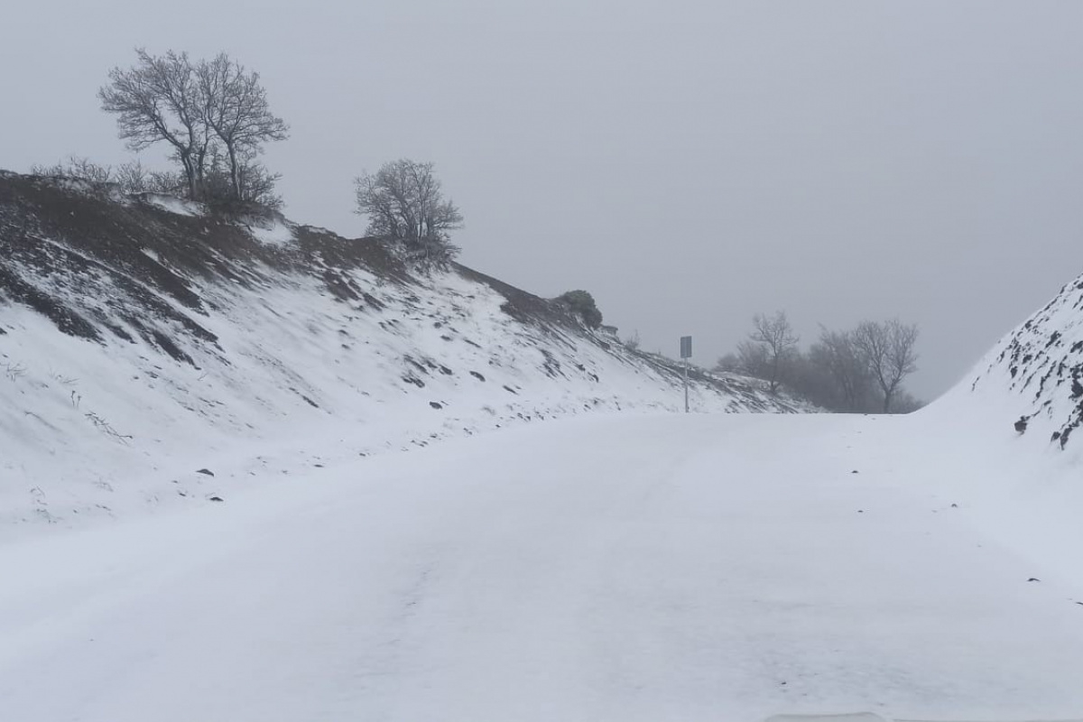 Tekirdağ'da Nisan'ın ortasında kar sürprizi