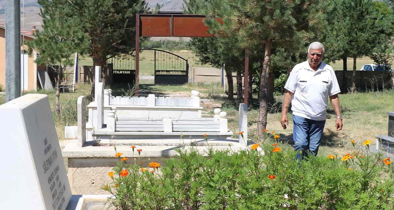 Teröre verilen ilk şehit Süleyman Aydın, kabri başında anıldı