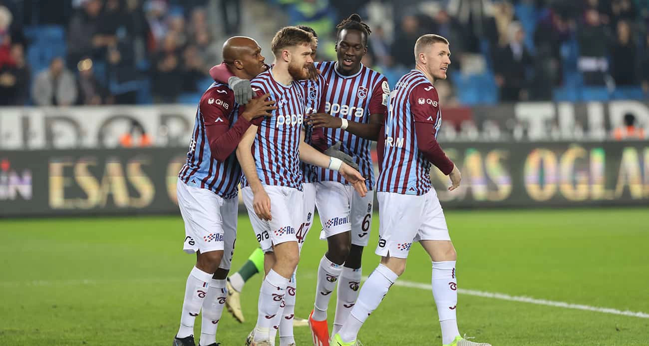 Trabzonspor'dan dört dörtlük galibiyet!