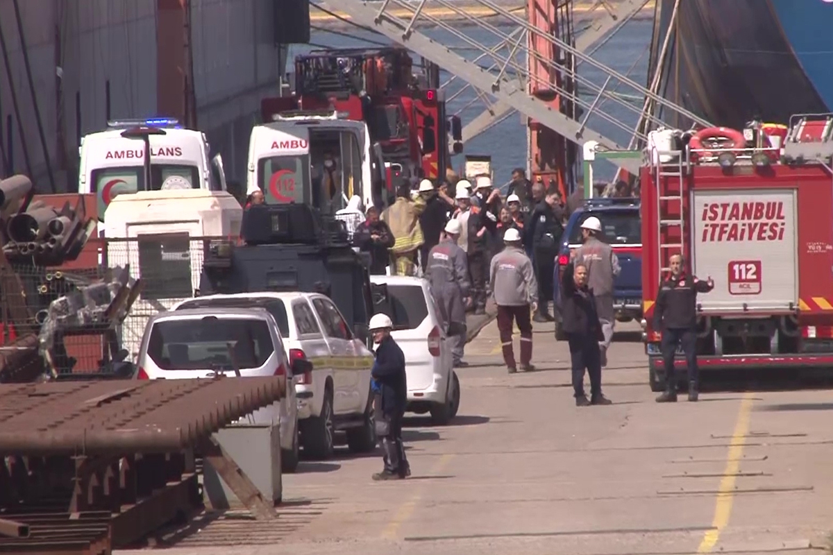 Tuzla'da gemide karbondioksit sızıntısı oldu, 4 işçi zehirlendi